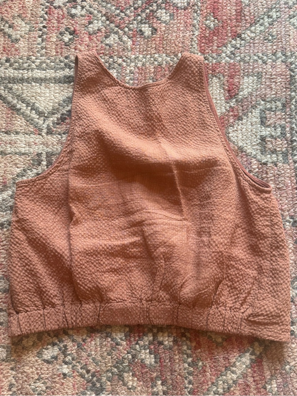 First Rite Banded Tank in Clay - Picture 3 of 3